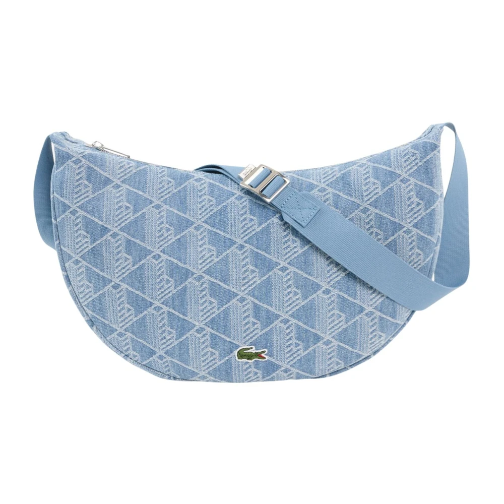 Lacoste Donna Blu Borse, Taglia Unica, New,