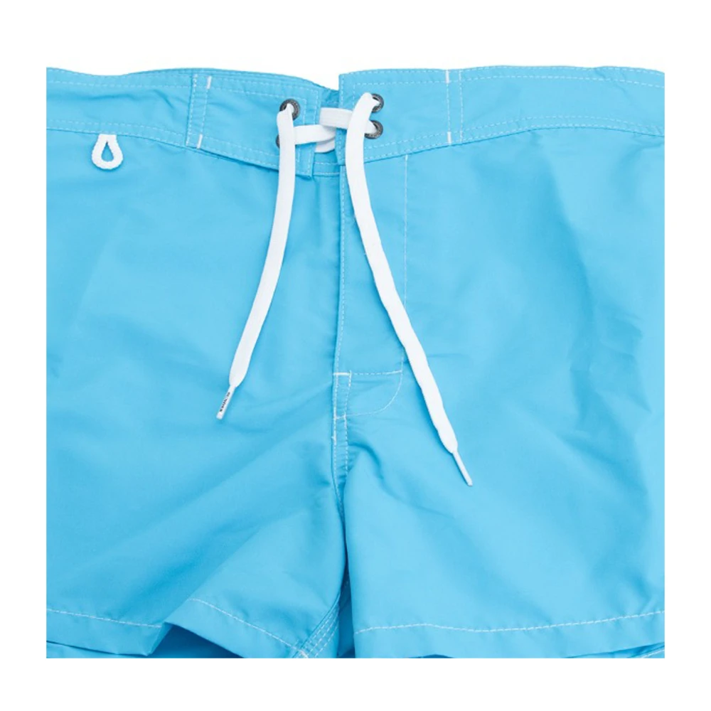 Sundek Heren zwemshorts met klittenbandsluiting Blue Heren