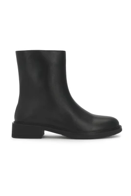 Minimalist boots med dragkedja baktill