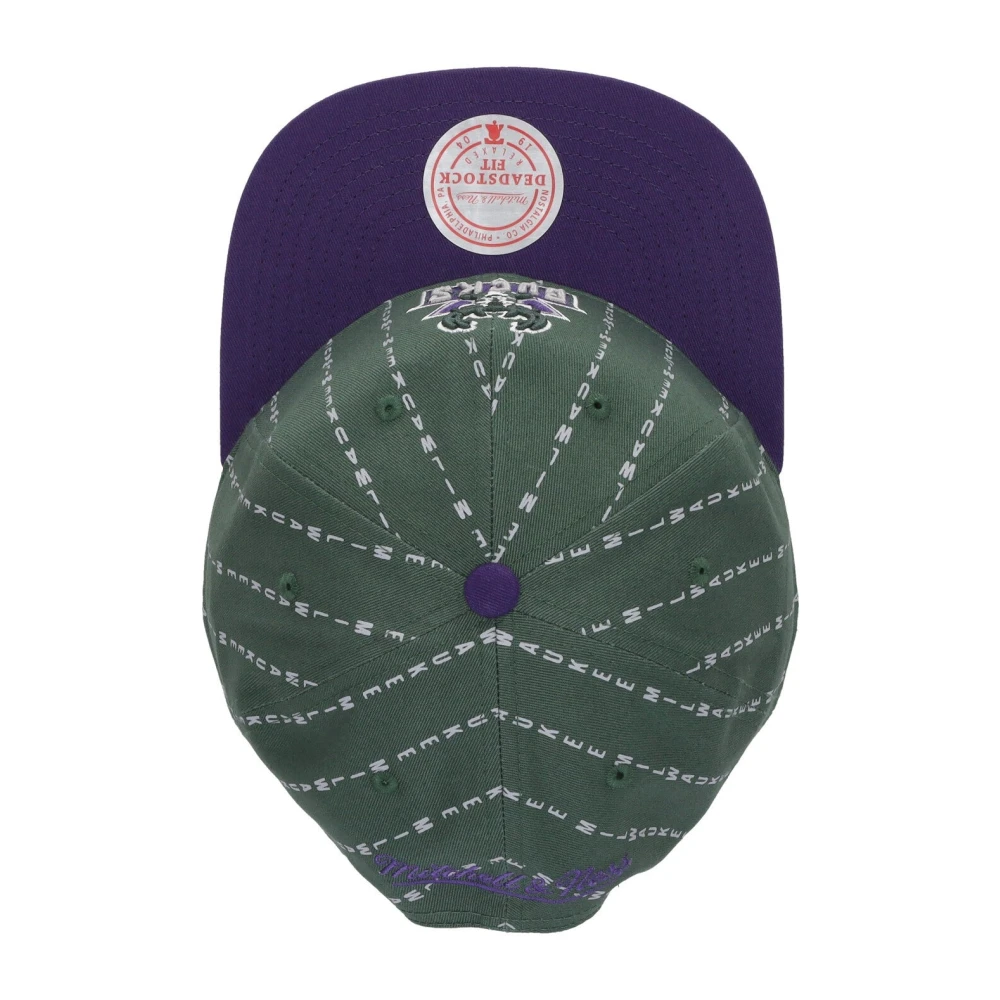 Mitchell & Ness Milwaukee Bucks Pinstripe Snapback Cap Multicolor Heren