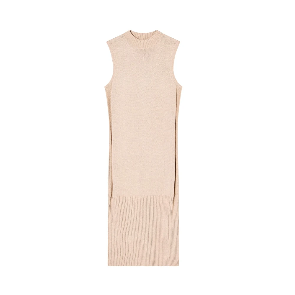 Armani Exchange Women's Beige Midi Dress