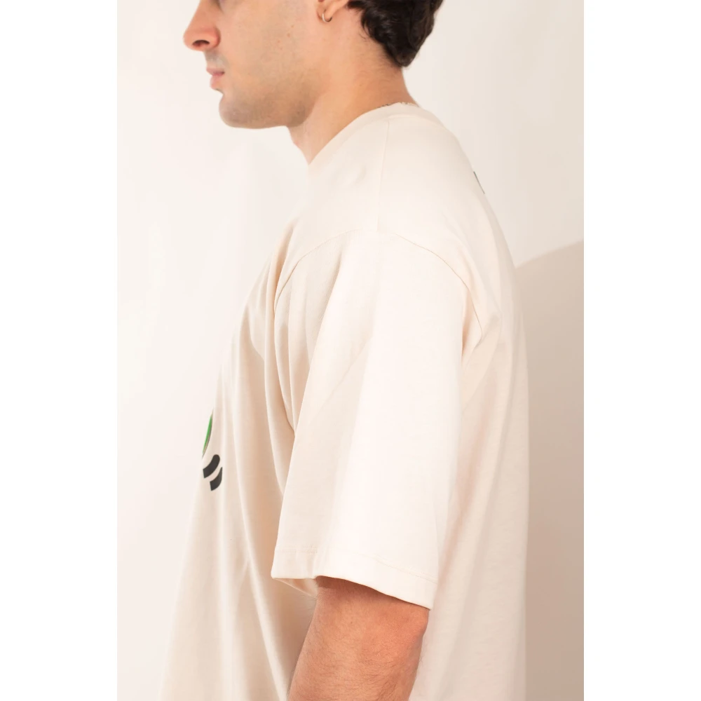 Barrow T-shirt met berenprint Black Heren