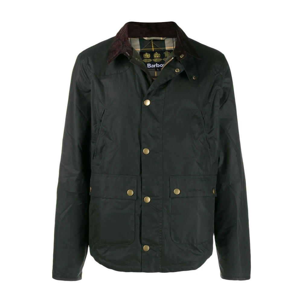 Barbour Reelin Wax Jacket Green Heren