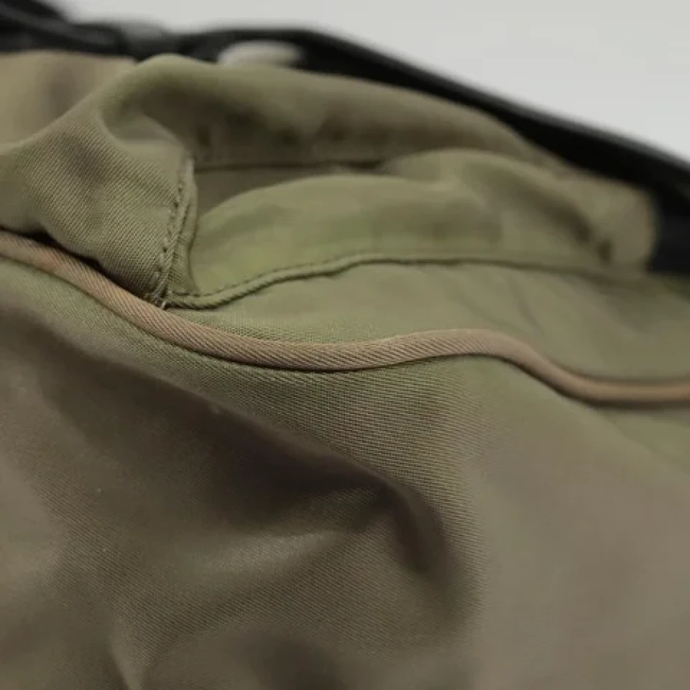 Prada Vintage Pre-owned Nylon prada-bags Green Dames
