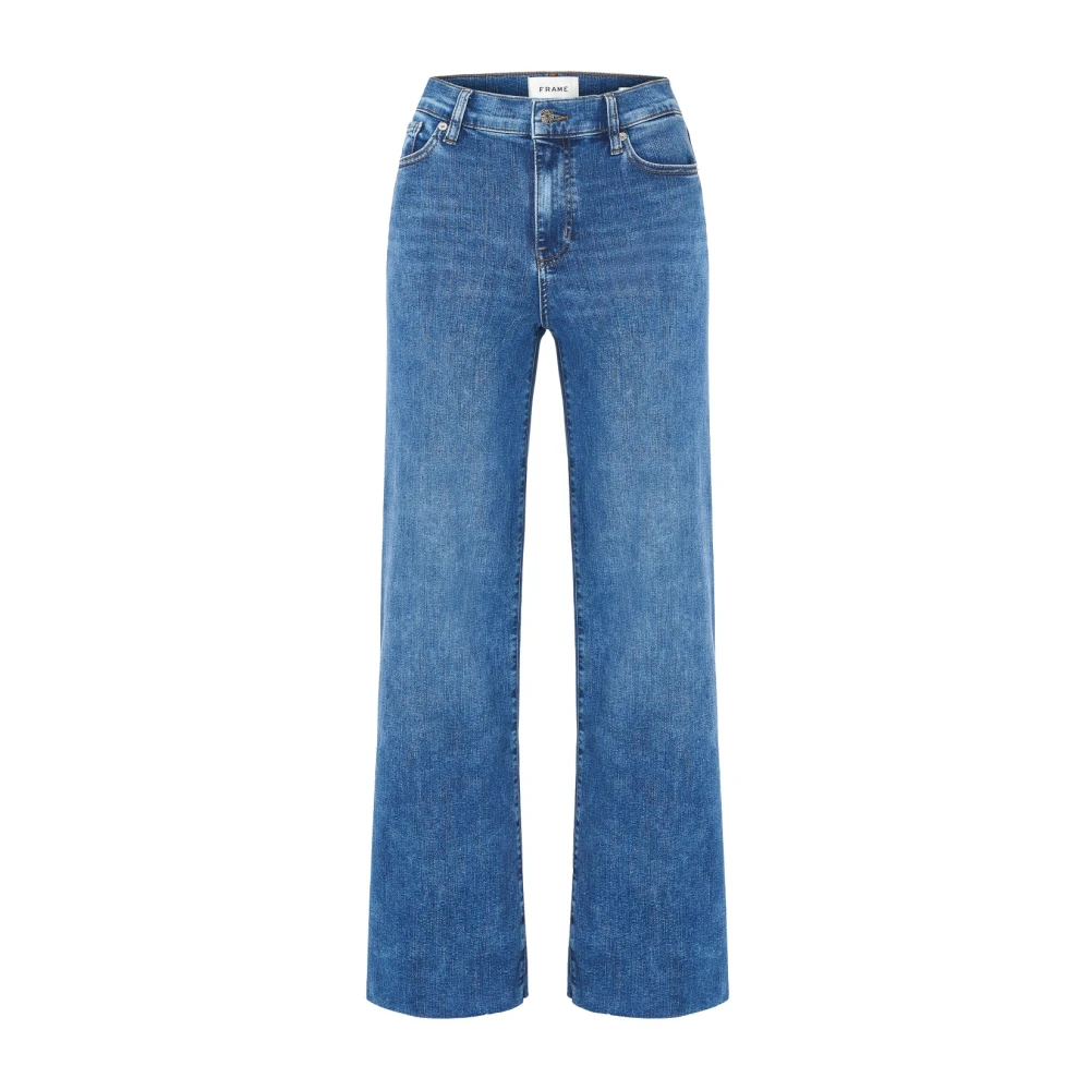 Frame - Jeans > Wide Jeans - Blue - Frame - Modalova