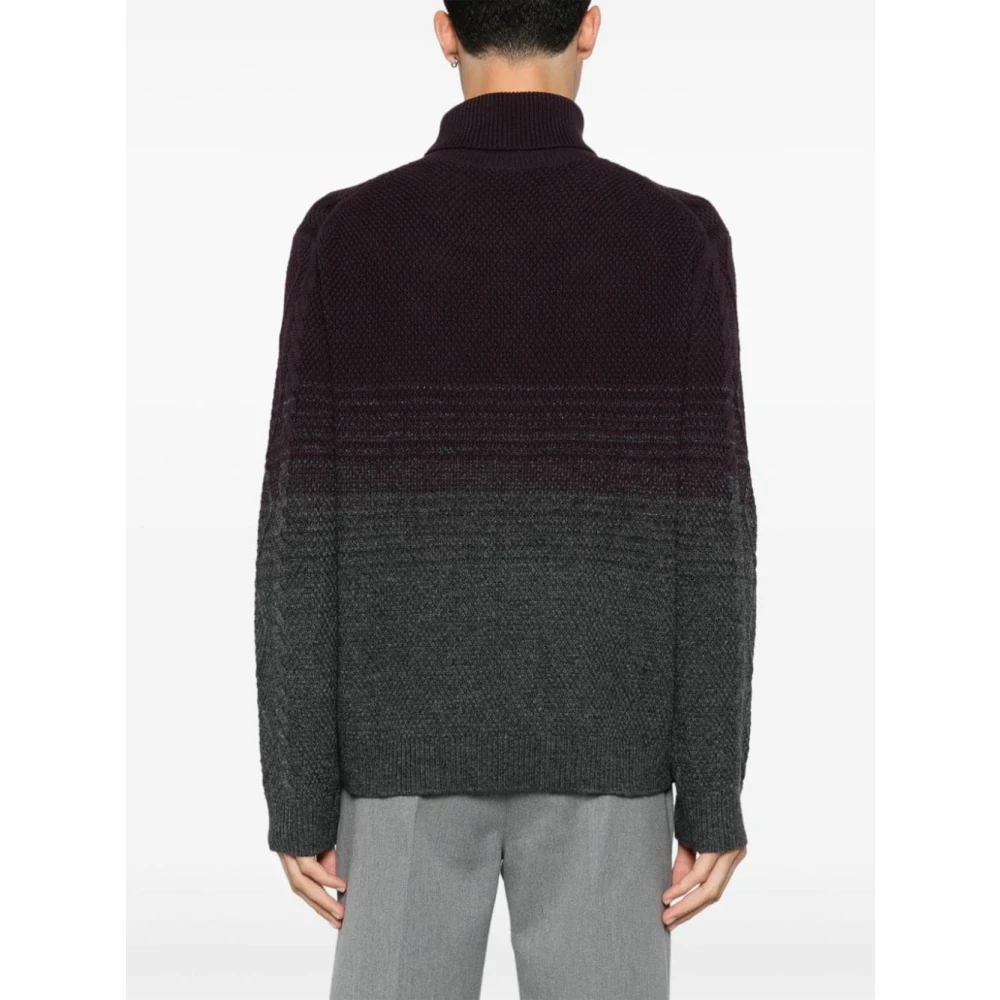 Paul Smith Paarse Kabeltrui Purple Heren