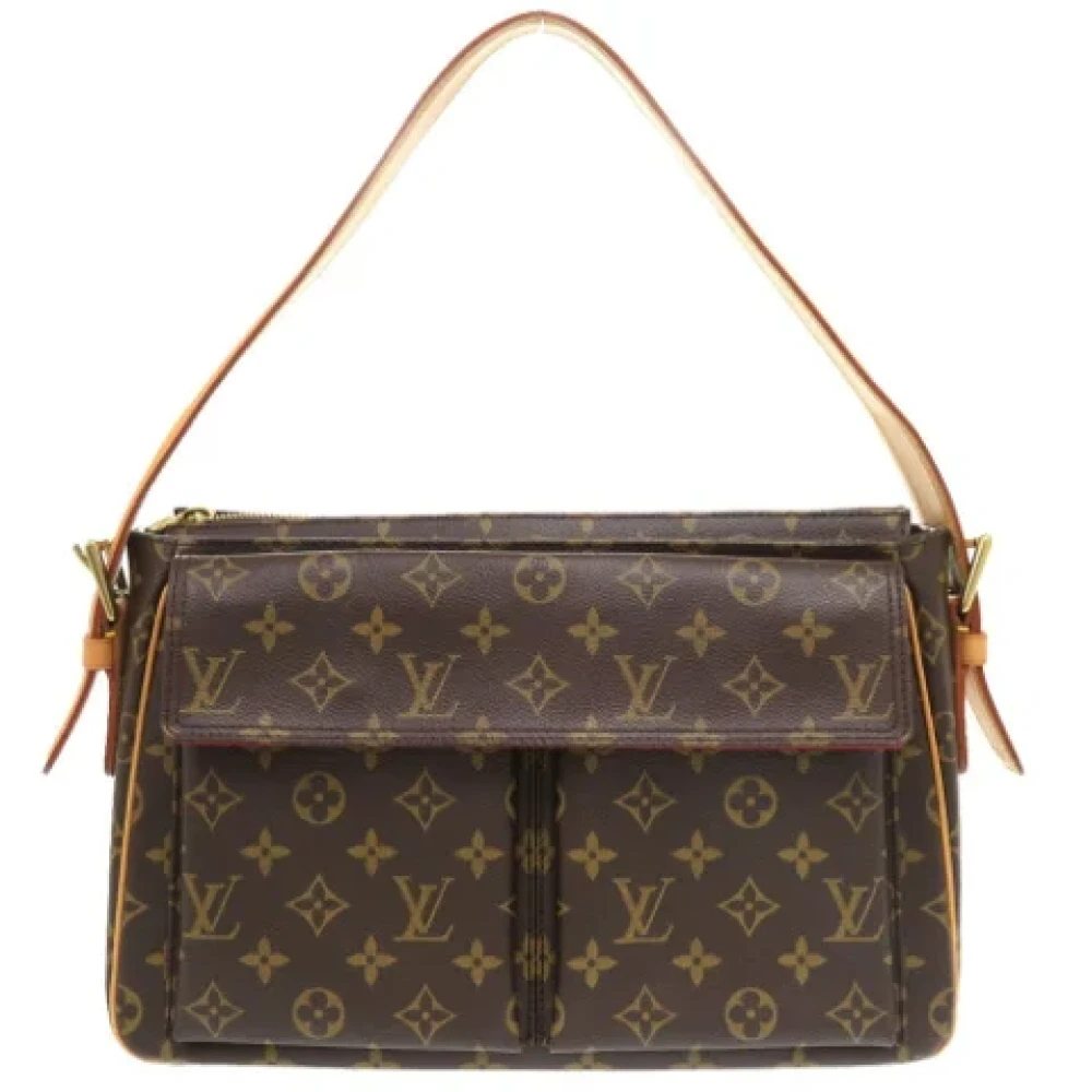 Louis Vuitton Vintage Pre-owned Canvas handbags Brown Dames