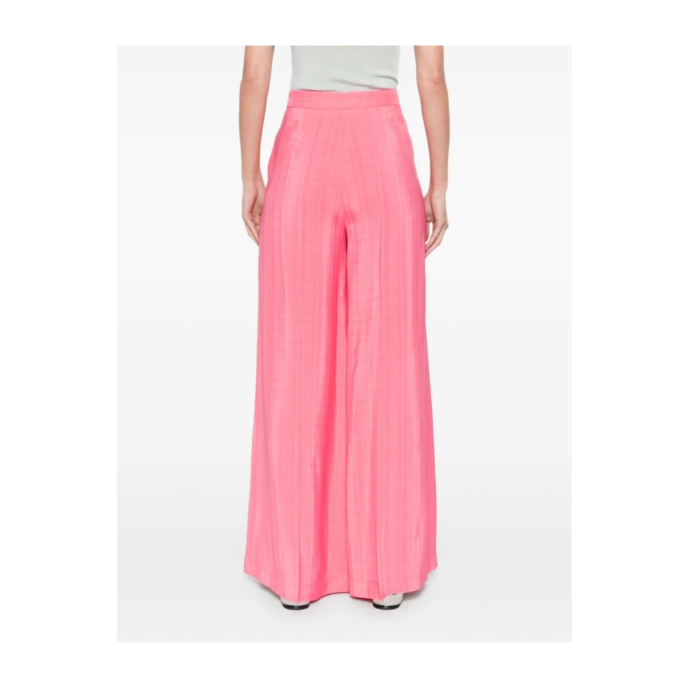 Semicouture Roze Elegante Broek Pink Dames