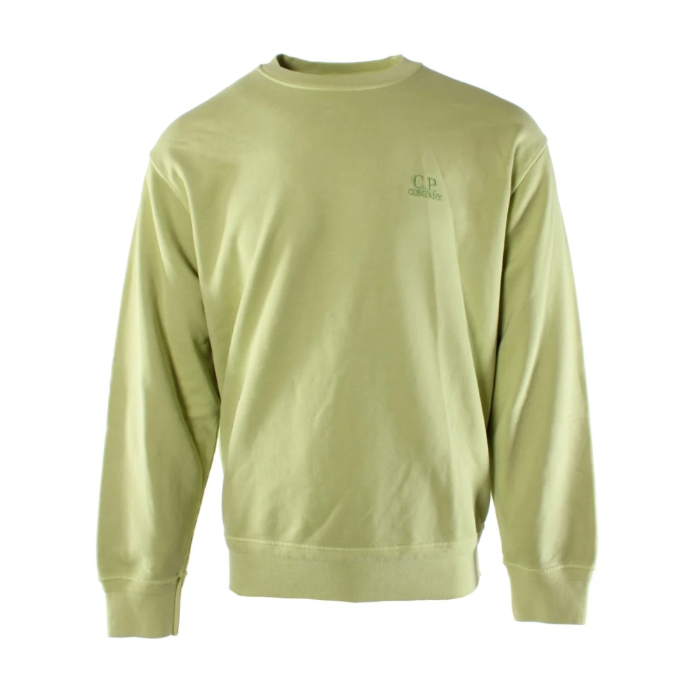 C.p. Company Men's Green Cotton Jumper For - Sweatshirts - L - Sweatshirts & Hoodies