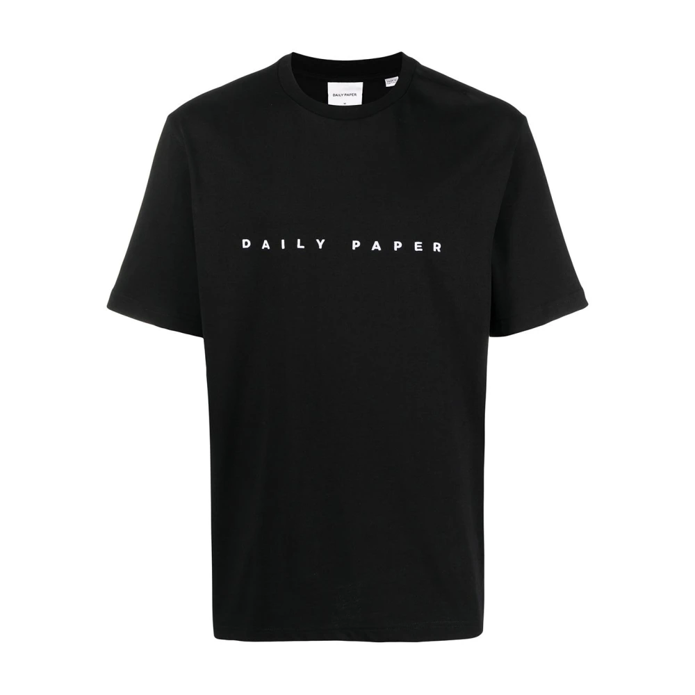 Daily Paper Geborduurd Logo T-Shirt Black Heren