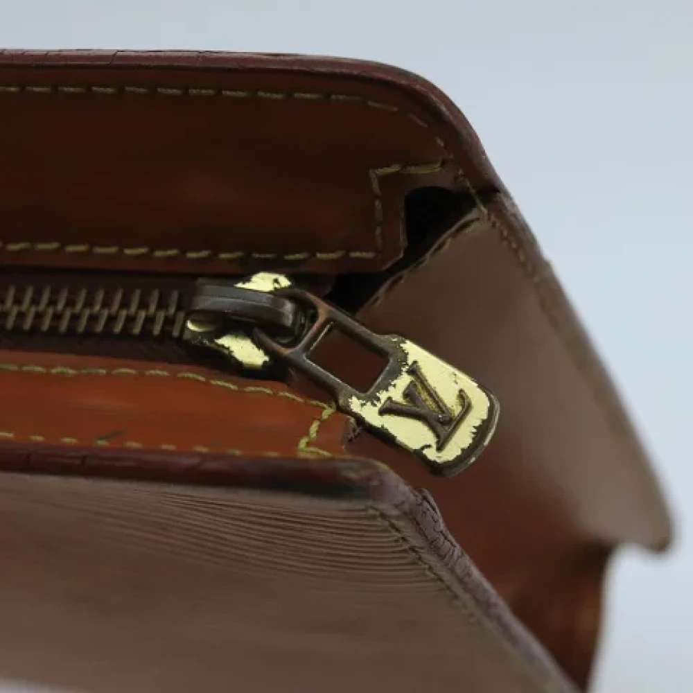 Louis Vuitton Vintage Pre-owned Leather clutches Brown Dames