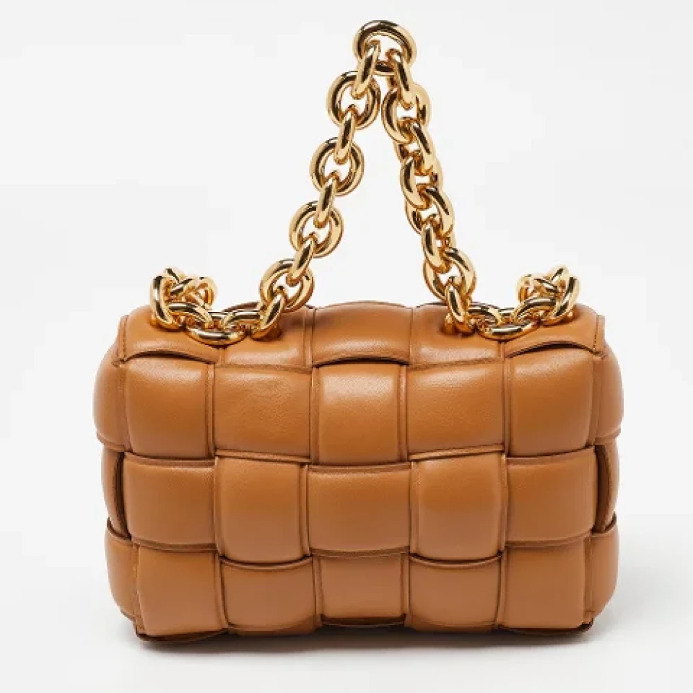 Bottega Veneta Vintage Pre-owned Leather shoulder-bags Brown Dames