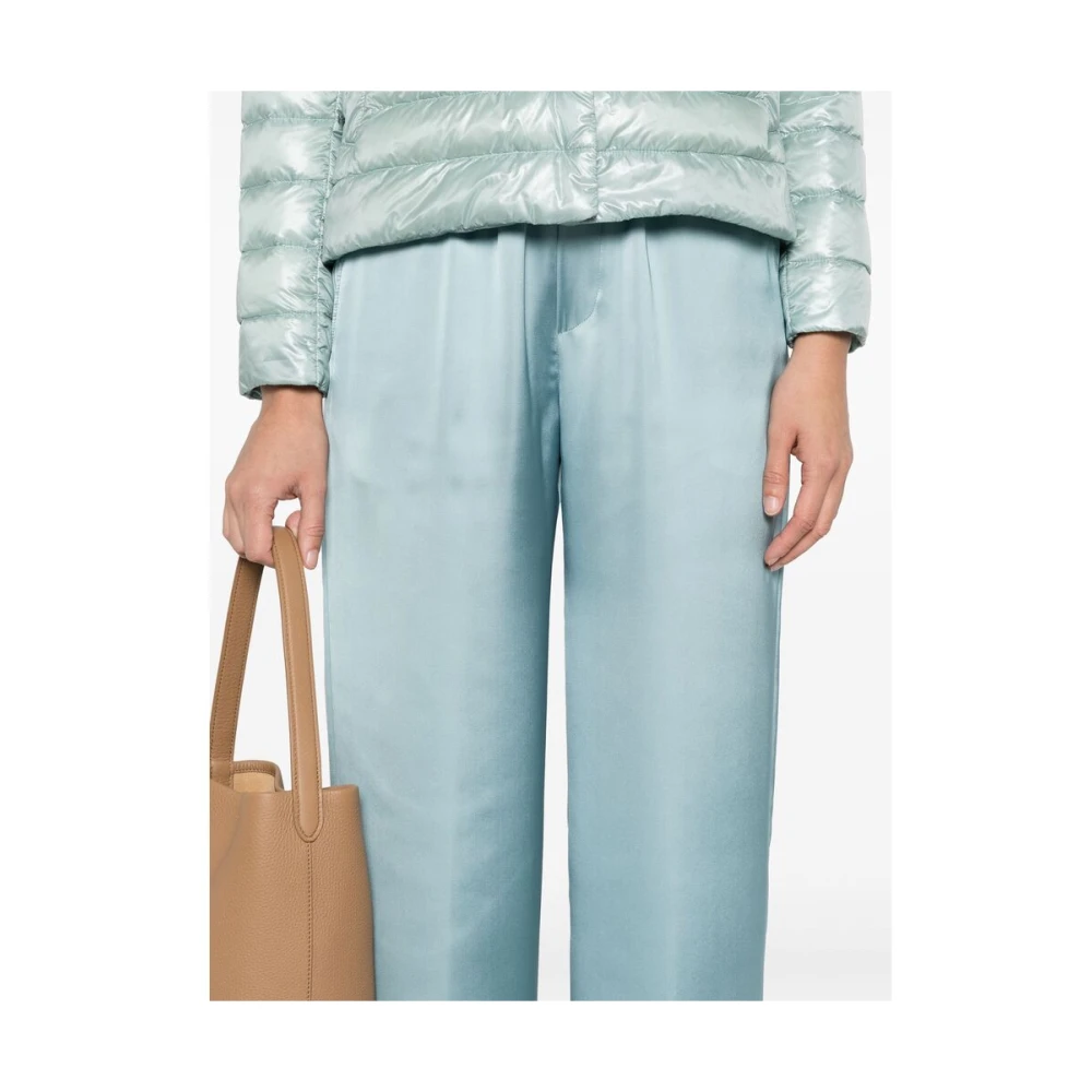 Herno Short met elastische tailleband en trekkoord Blue Dames