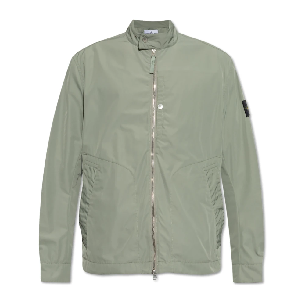 Stone Island Jacka Micro Twill Green, Herr