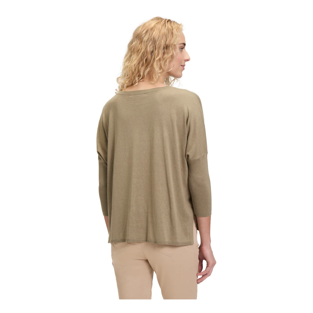 Betty Barclay Oversized Style Gebreide Trui Green Dames