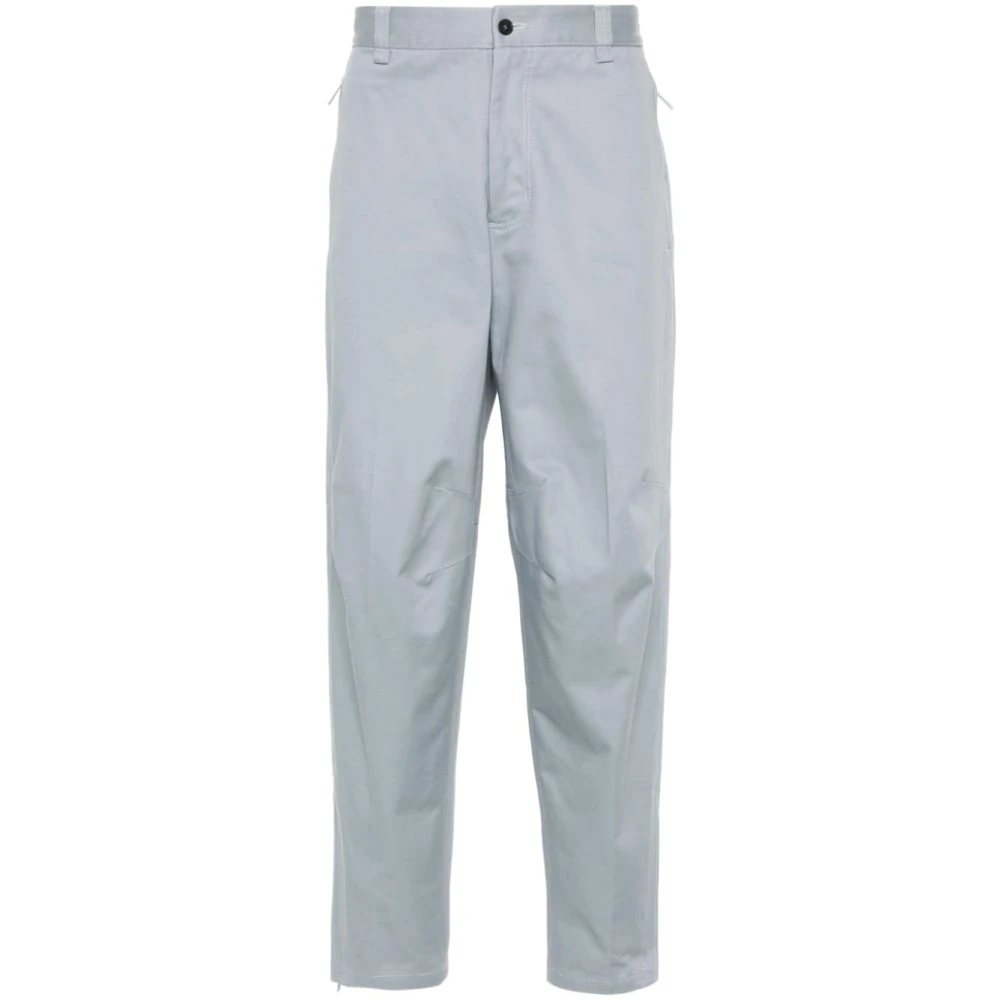 Lanvin Elegante Broek Blue Heren
