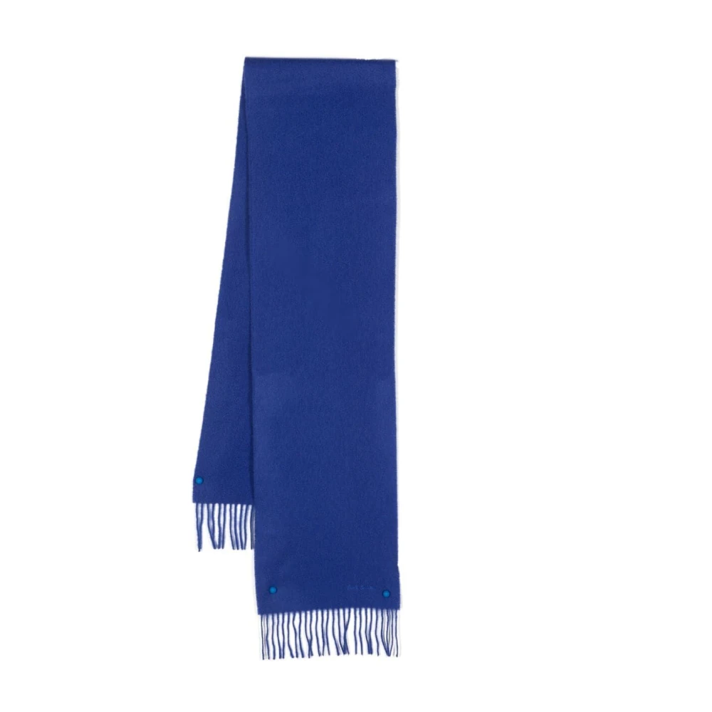 PS By Paul Smith Kobaltblauwe Cashmere Herensjaal Blue Heren