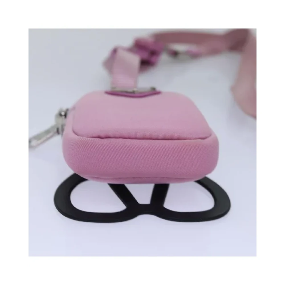 Prada Vintage Pre-owned Nylon prada-bags Pink Dames