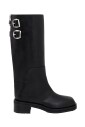 black-leather-knee-high-boots-with-decorative-buckles