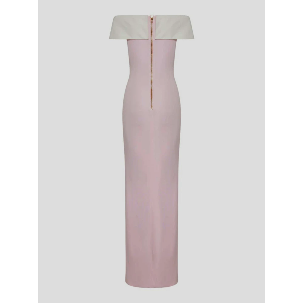 Balmain Elegante Roze Jurk voor Vrouwen Pink Dames