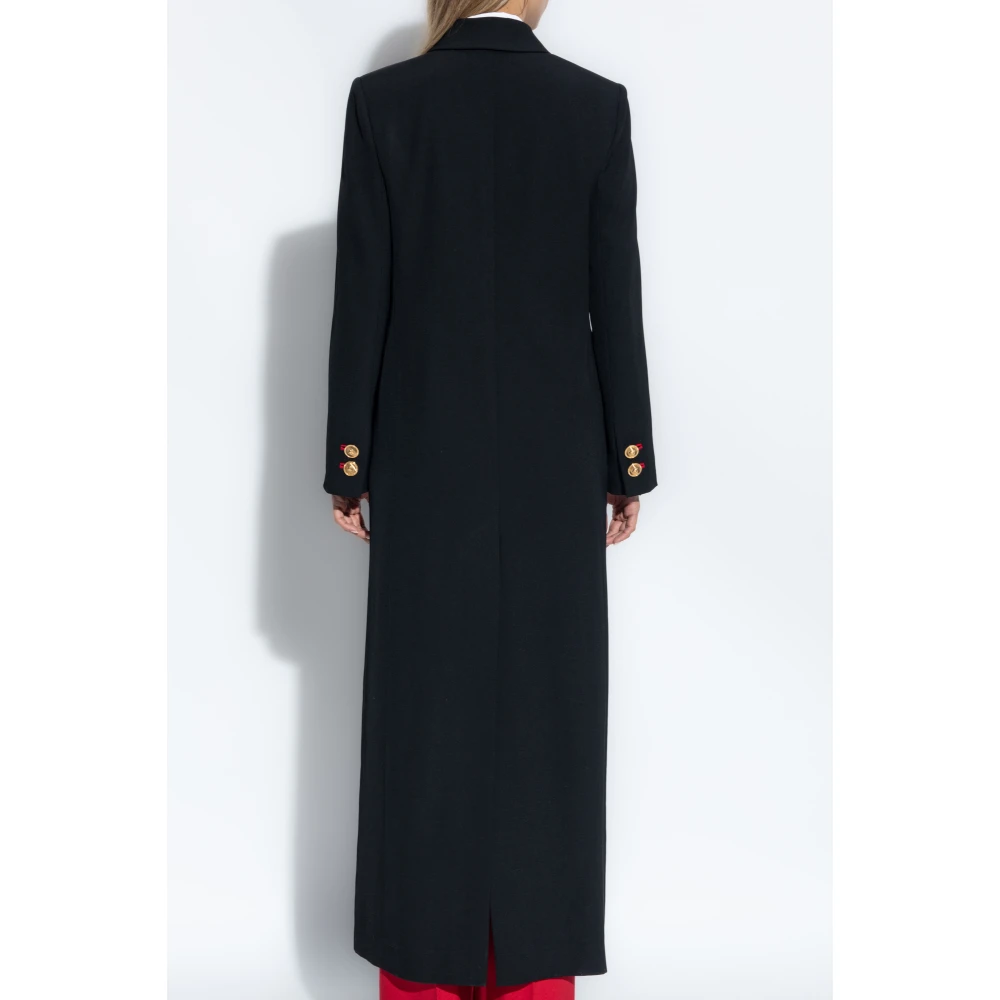 Versace Wollen jas Black Dames