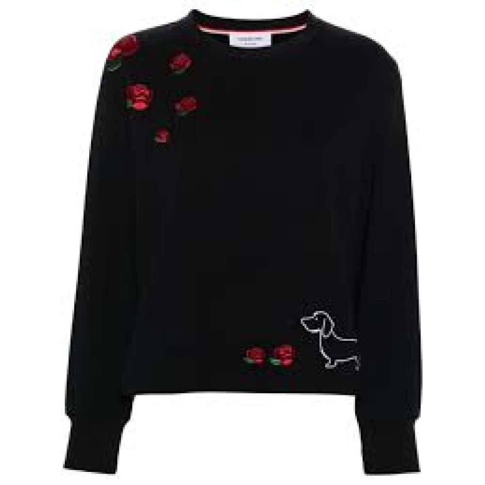 Thom Browne Casual Sweatshirt voor Mannen Blue Dames