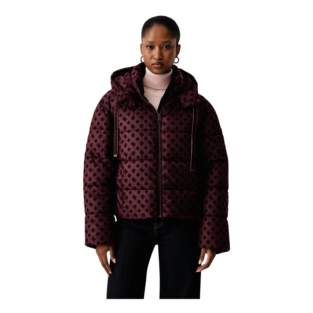 Guess Donna Noir Piumino Da New Daisy Logo - Immagine 2