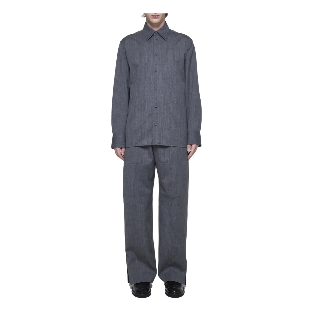 Jil Sander Stijlvolle Broek Gray Heren
