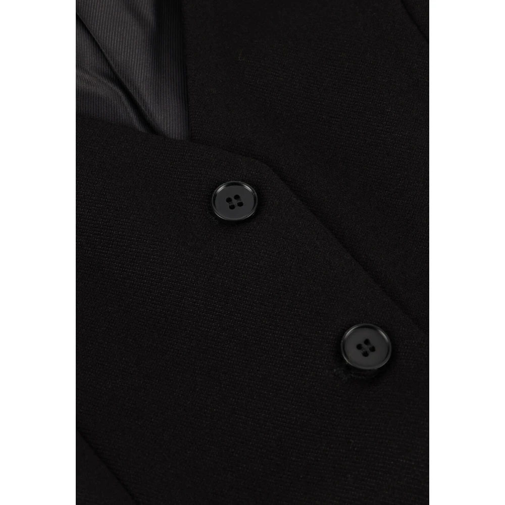 Notre-v Elegante Zwarte Gilet voor Vrouwen Black Dames