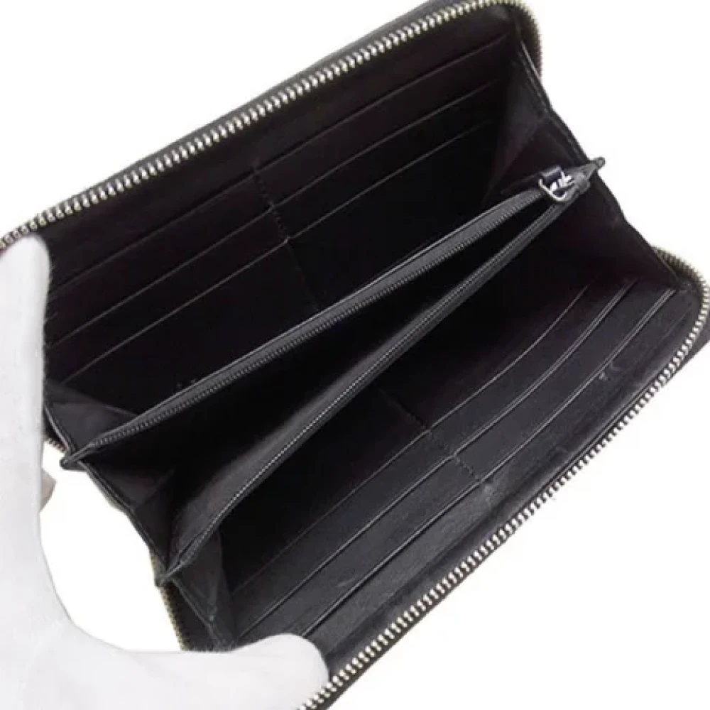 Gucci Vintage Pre-owned Leather wallets Black Dames