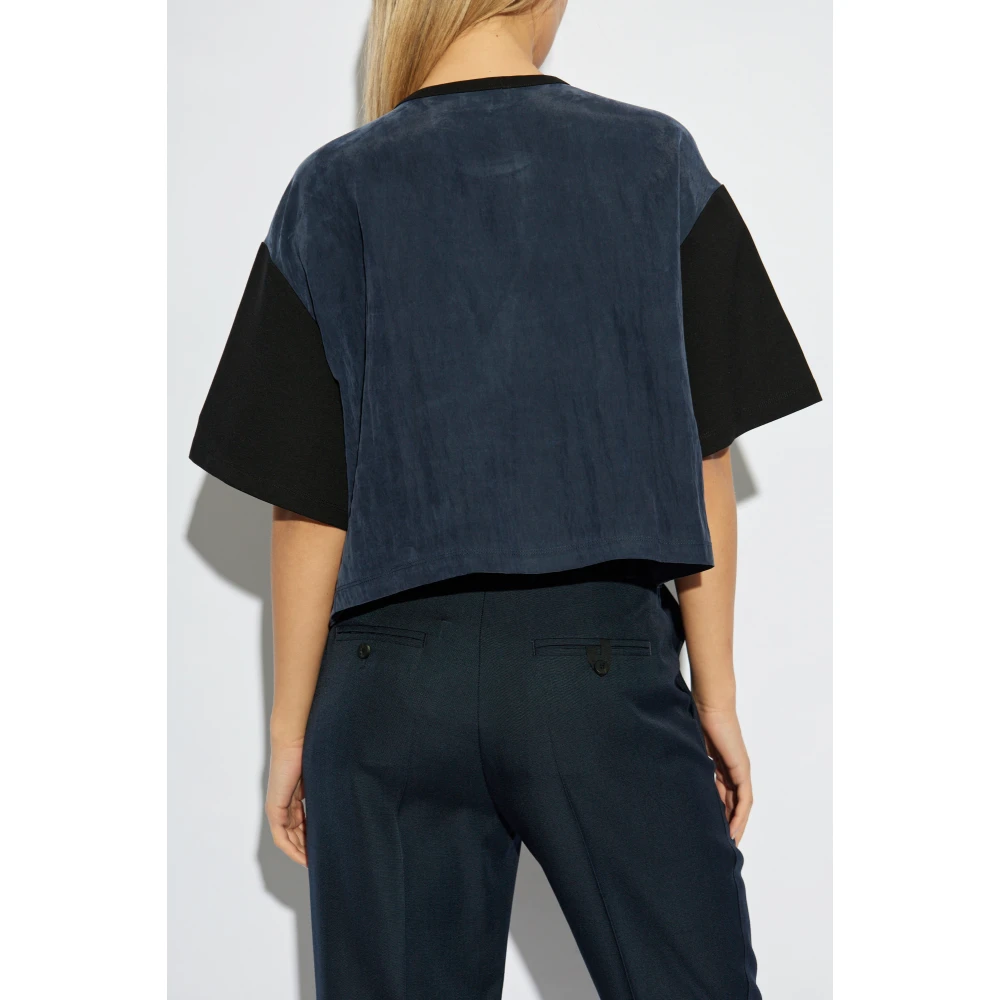 Emporio Armani Loszittend T-shirt Black Dames