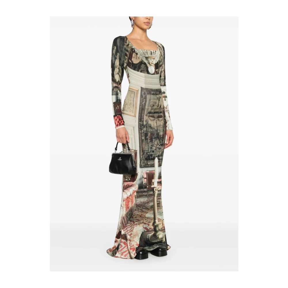 Vivienne Westwood Zwarte frame portemonnee voor oma Black Dames