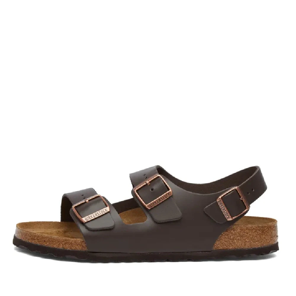 Birkenstock Mörkbruna Snygga Sandaler Brown, Herr