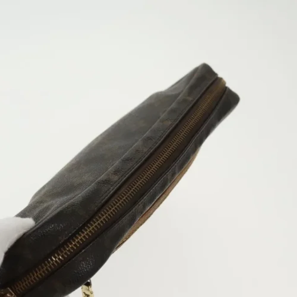 Louis Vuitton Vintage Pre-owned Canvas clutches Brown Dames
