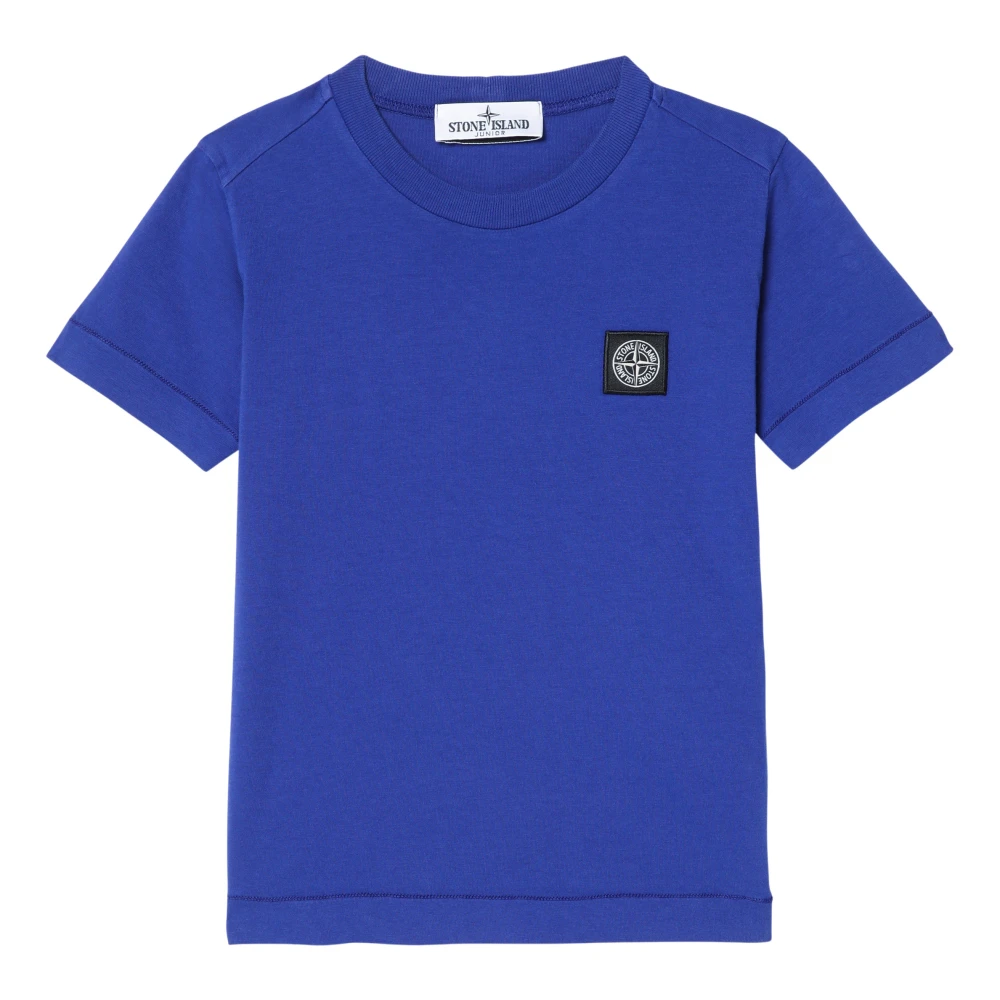 Stone Island Kortärmad rund hals T-shirt Blue, Pojke