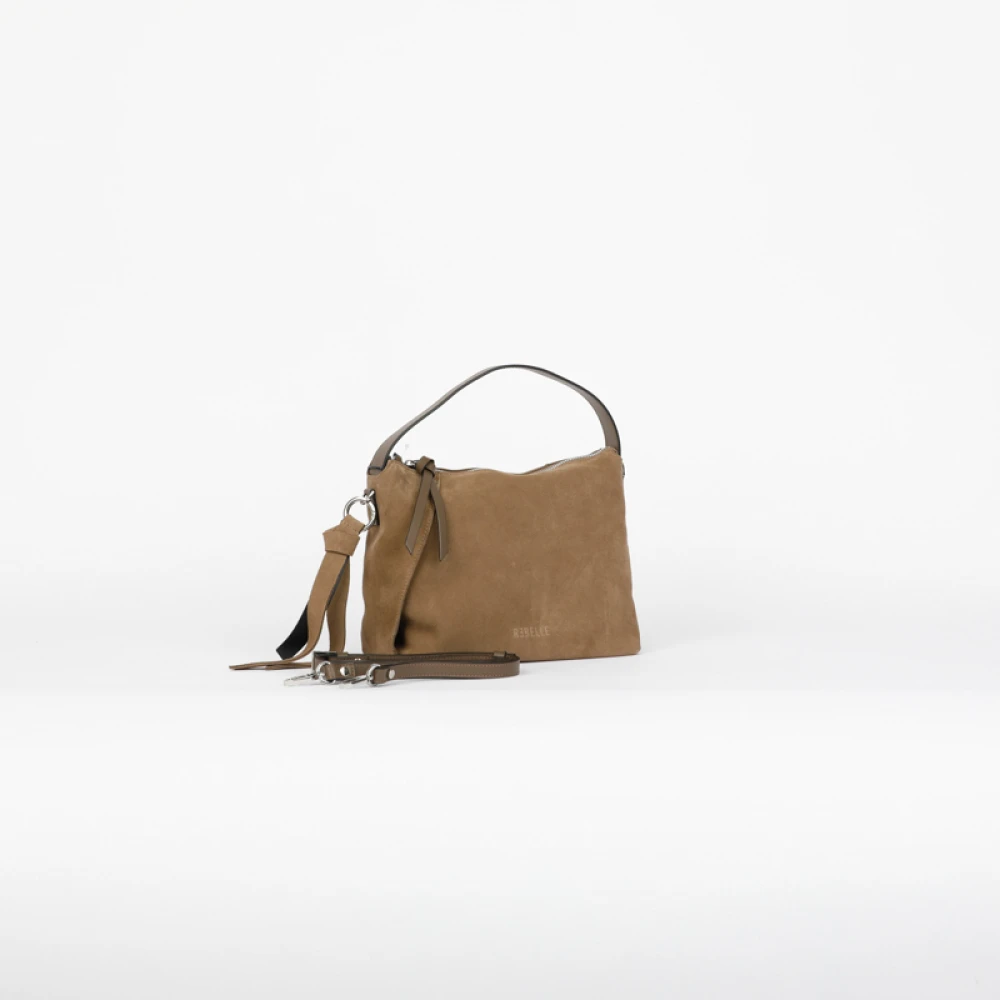 Rebelle Kleine suède tas Brown Dames