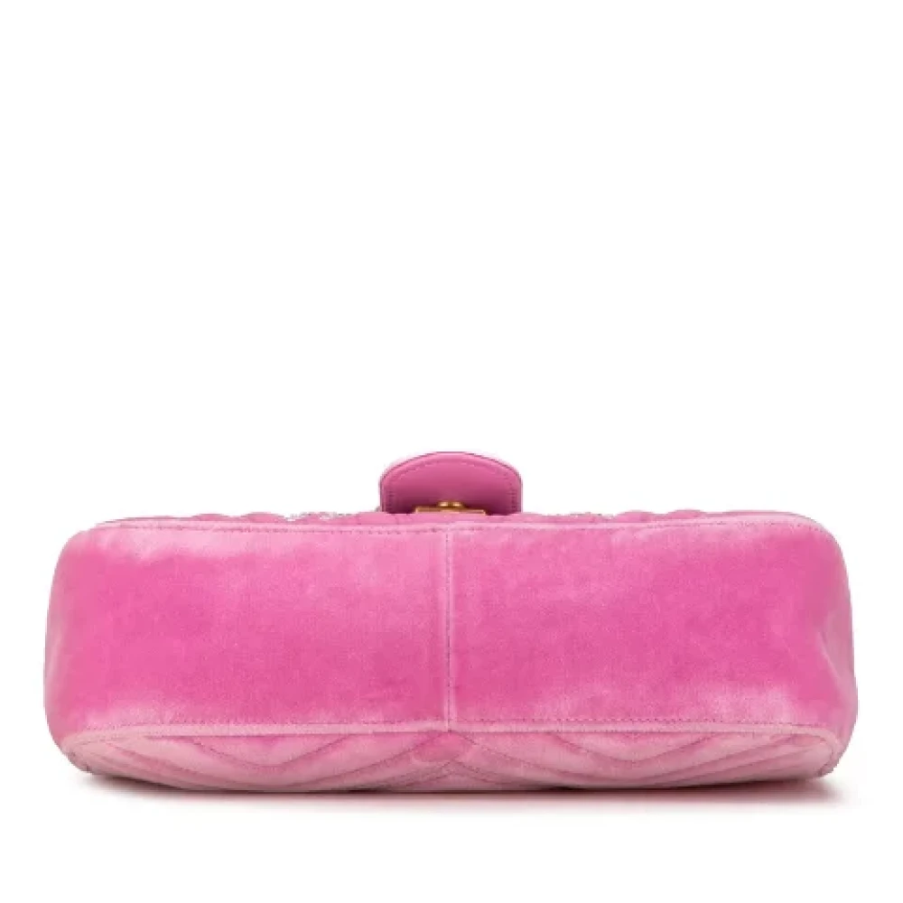 Gucci Vintage Pre-owned Canvas gucci-bags Pink Dames