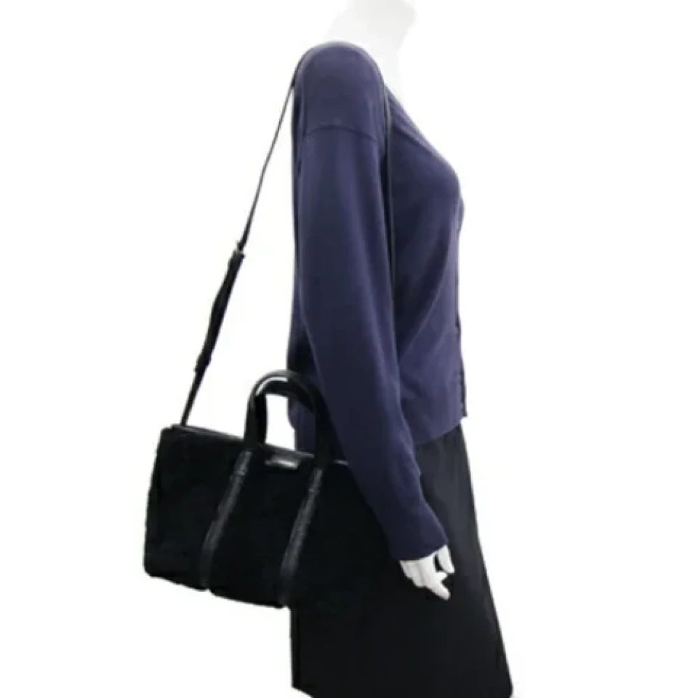 Balenciaga Vintage Pre-owned Leather handbags Black Dames