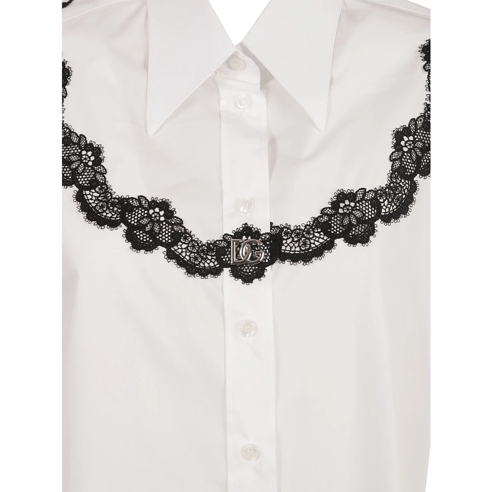Dolce & Gabbana Klassieke Overhemden Collectie White Dames