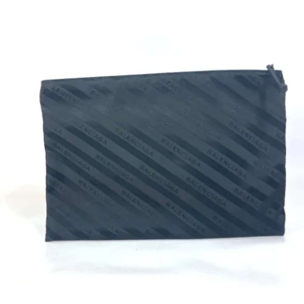 Balenciaga Vintage Pre-owned Fabric clutches Black Heren