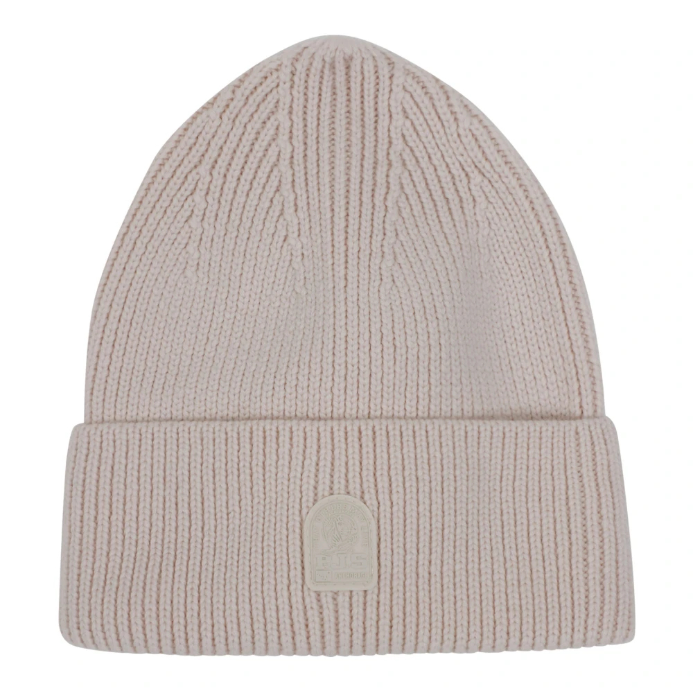 Parajumpers Eenvoudige Beanie Muts Beige Unisex
