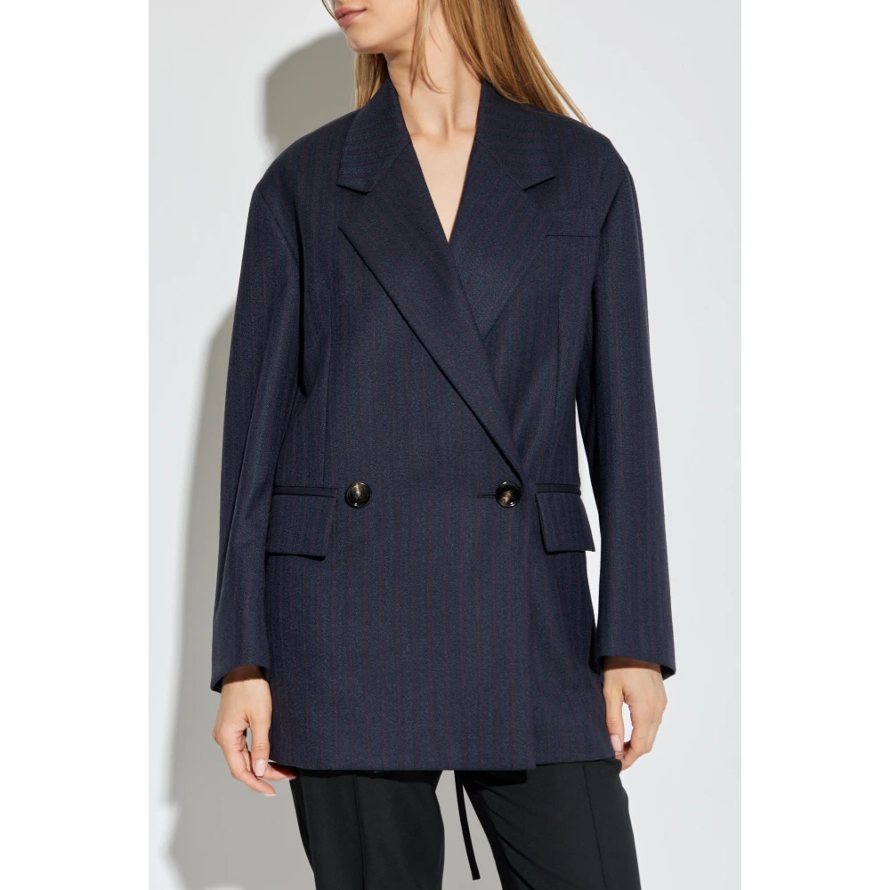 Bottega Veneta Double-breasted blazer Blue Dames