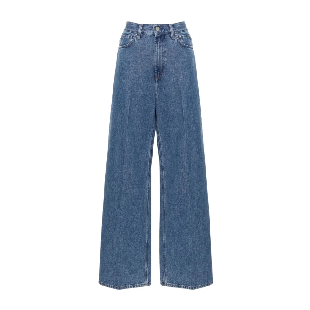 TotêMe Wijde Pijp Denim Jeans Blue Dames