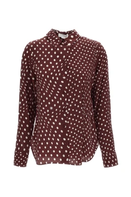 Polka-dot Silk Shirt