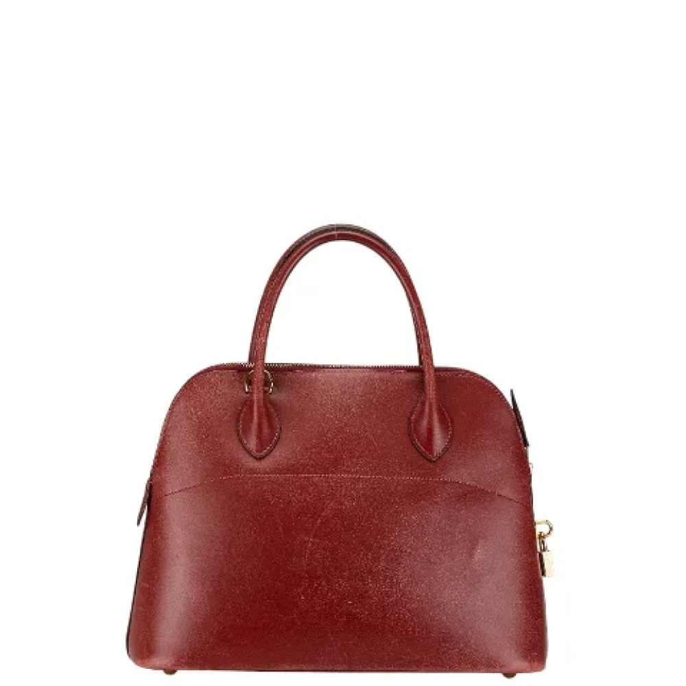Hermès Vintage Pre-owned Leather handbags Red Dames