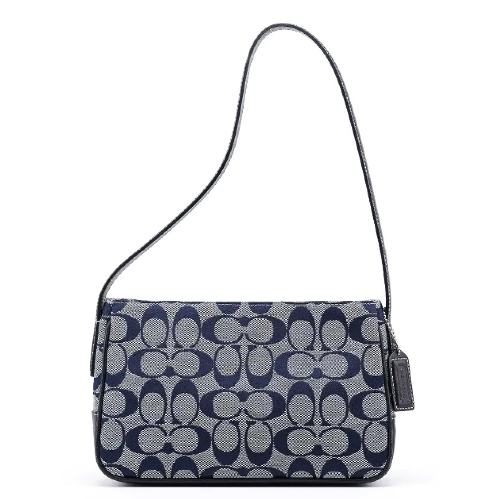Coach Pre-owned Leather handbags Blue Dames