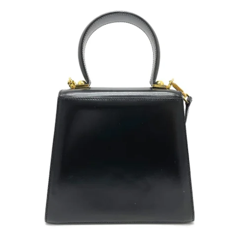 Salvatore Ferragamo Pre-owned Leather handbags Black Dames