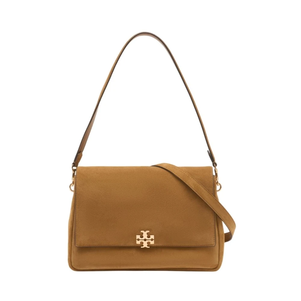 Tory Burch Women's Brown Shoulder Bags, One Size, Charlie Shoulder Bag