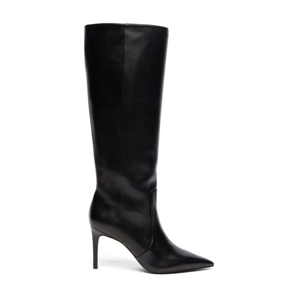 Stuart Weitzman Women's Black Stuart Power Boot 85 - Heeled Boots - 9 Uk - Shoes