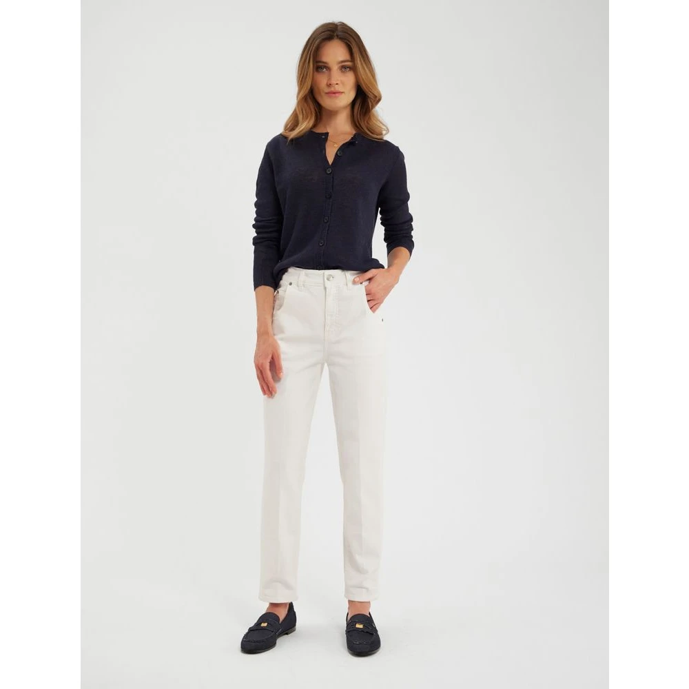 Ines De La Fressange Paris Luna witte jeans x Notify White Dames